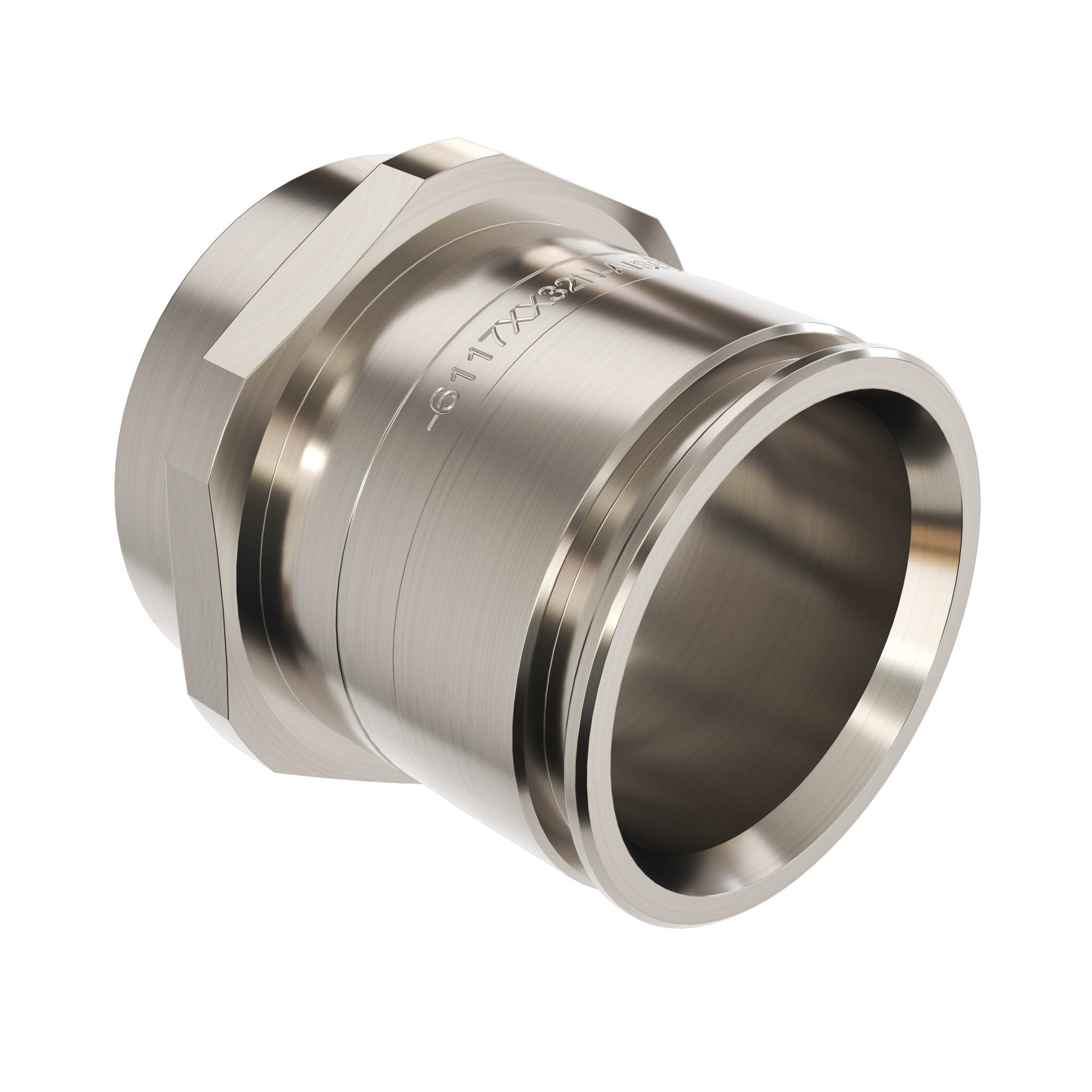 Муфта металлорукав DN 26-жесткая труба д.32мм, IP66/IP67, нержавеющая сталь AISI 316L