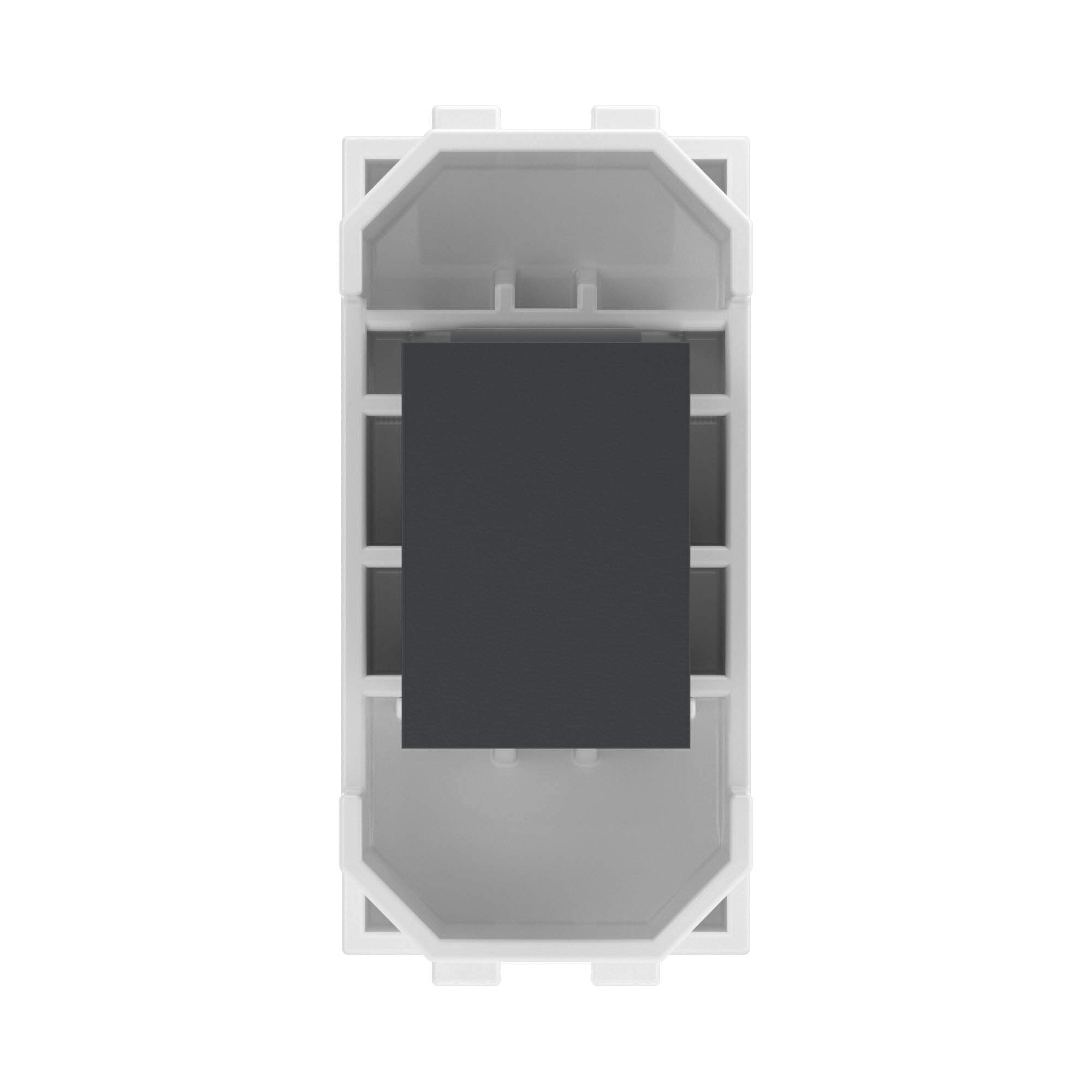 Компьютерная розетка RJ-45, кат.5E (разъем AMP), белая, 1мод.