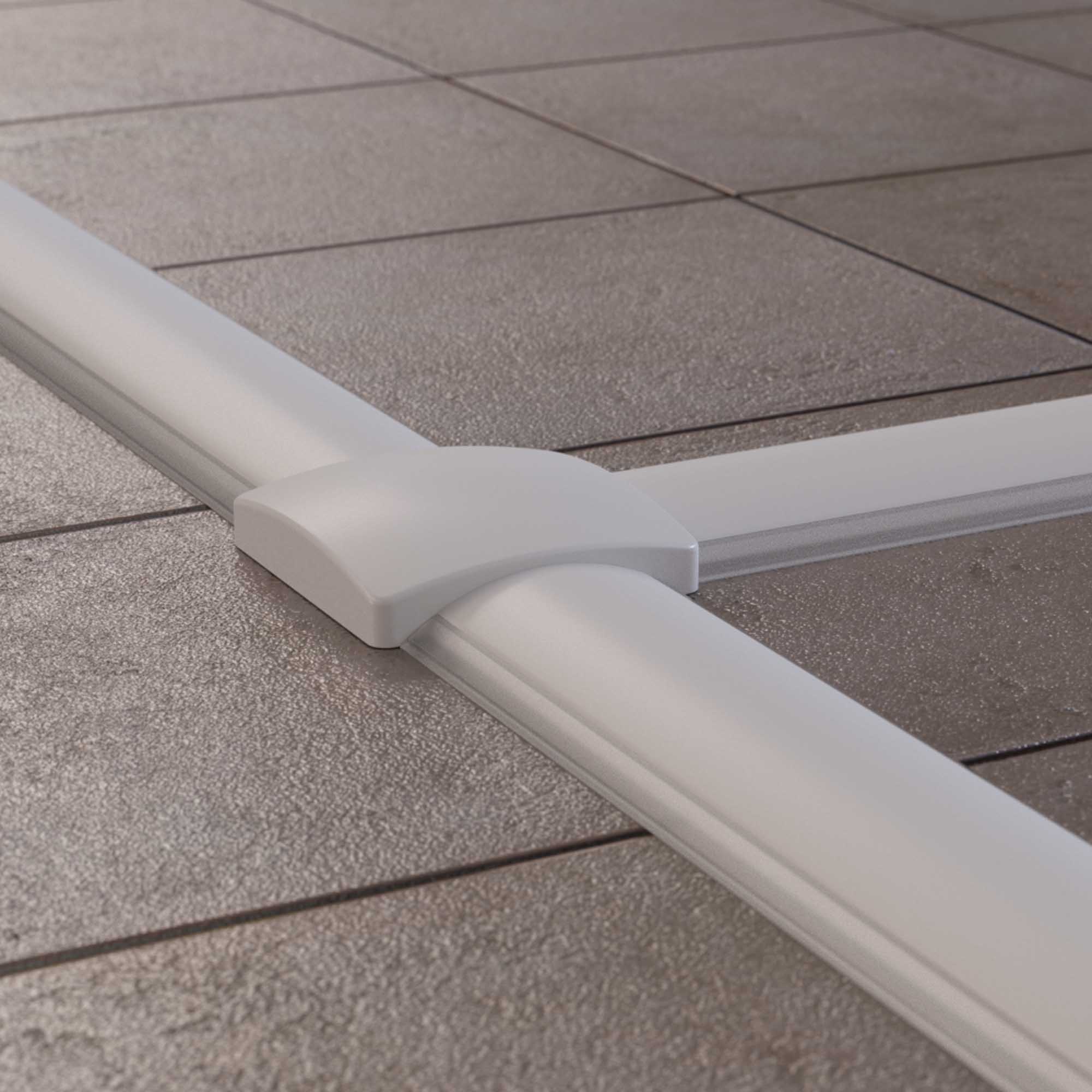 Напольный канал 75х17 мм CSP-F, белый