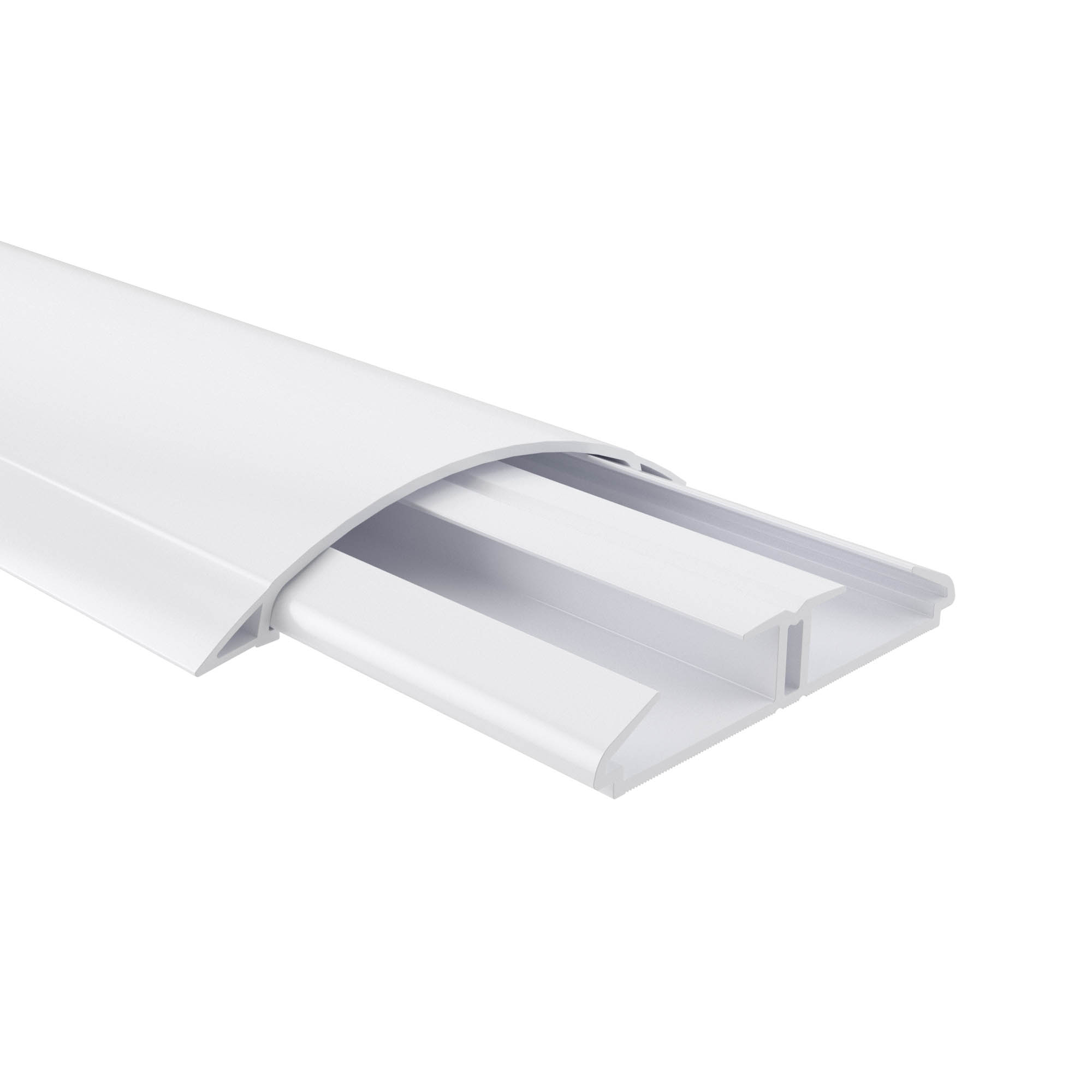 Напольный канал 75х17 мм CSP-F, белый