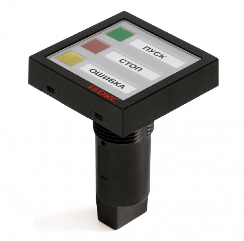 Мульти индикатор, винт. подкл., уст.размер 22/48, квад., два диода, 230В,