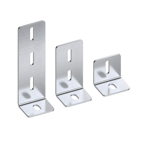 Стеновое крепление лотка (кронштейн) для лотков с высотой борта 30-50 мм, AISI 304