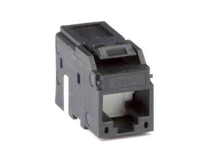 Модуль  Keystone RJ45 CAT5E неэкранированный(UTP), черный (форм-факторМС)