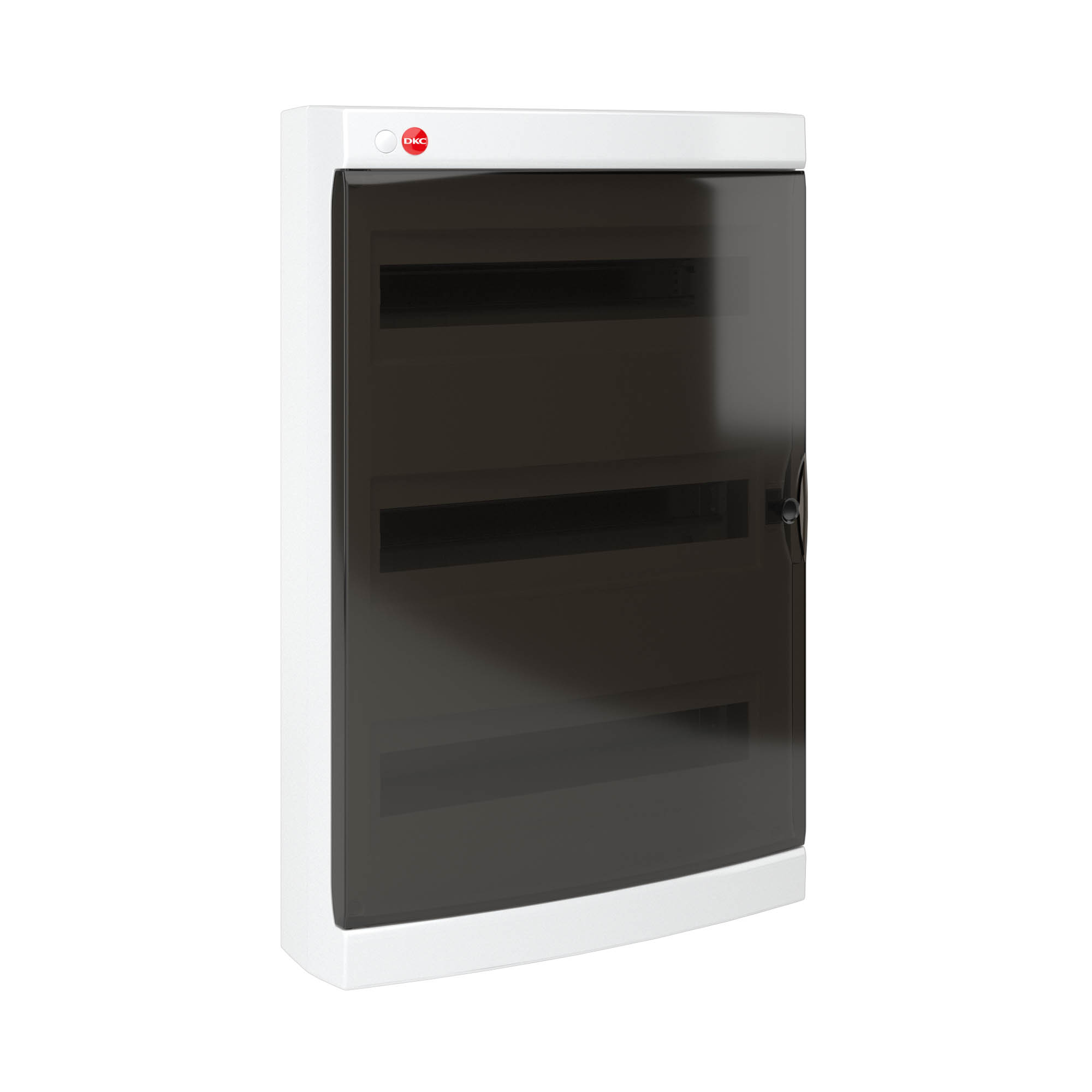 Щиток настенный с дверцей 54 мод.,IP41, белый, с клеммным блоком 63А и замком