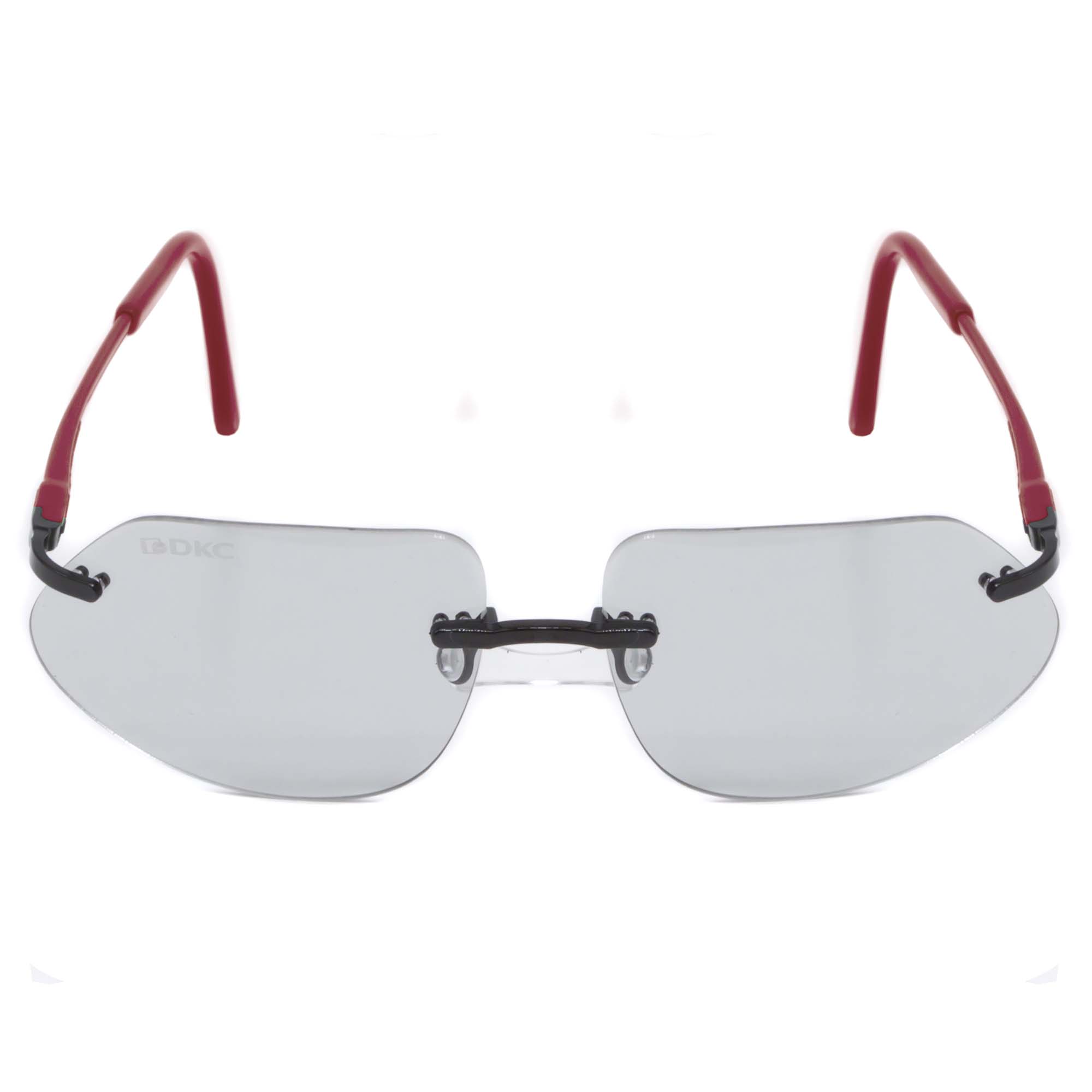 Спортивные очки с красным классическим заушником