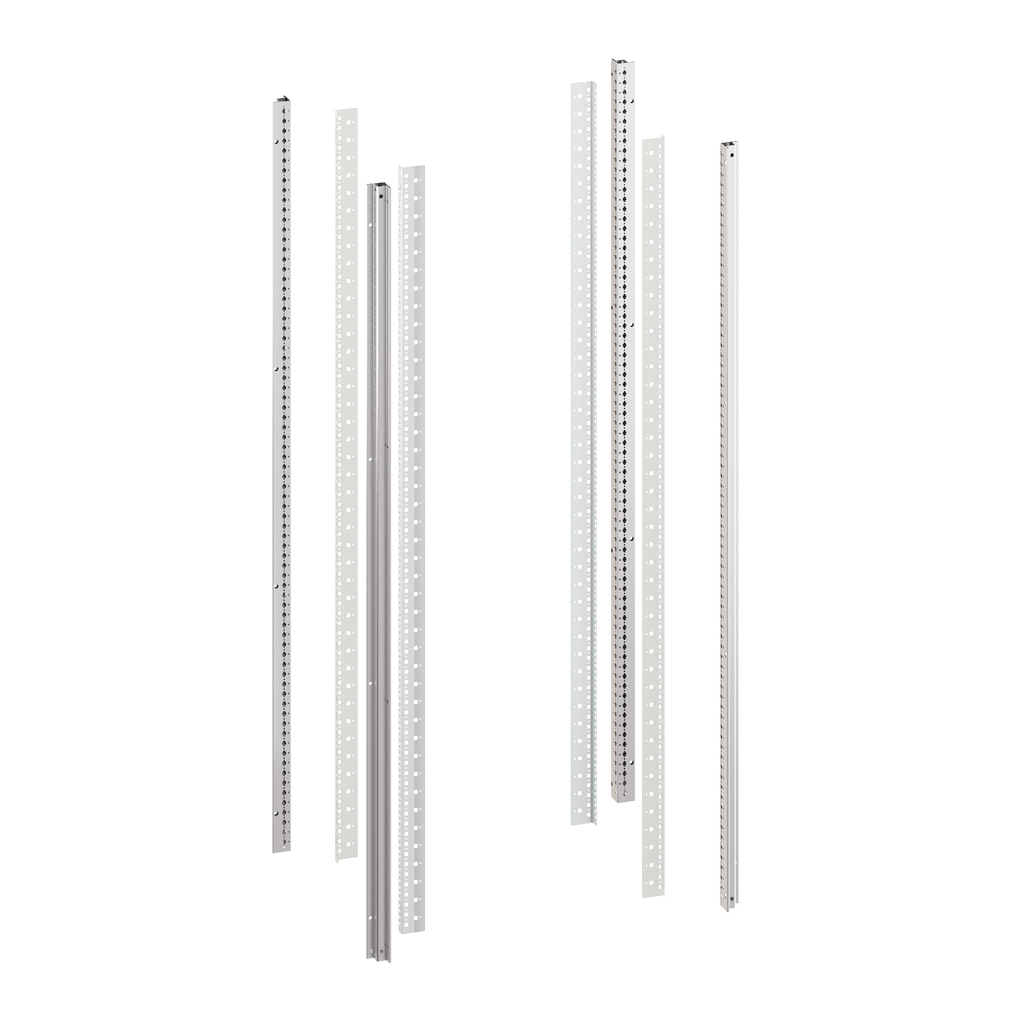 Стойки вертикальные комплект для 38U IT-CQE RAL7035