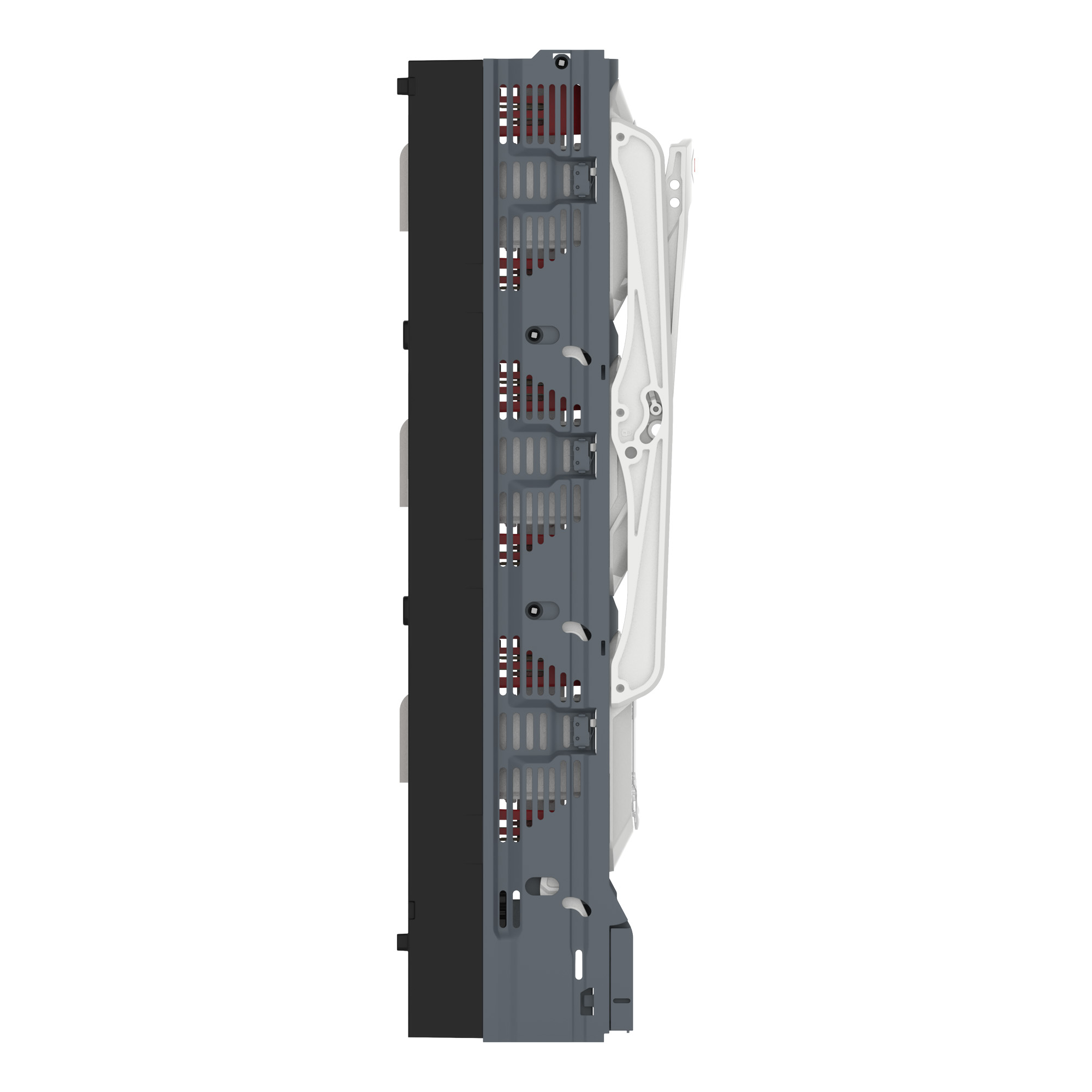 Вертикальный Предохранитель Выключатель Разъединитель 630А 3P с 3х полюсным отключением с выводами "ласточкин хвост"