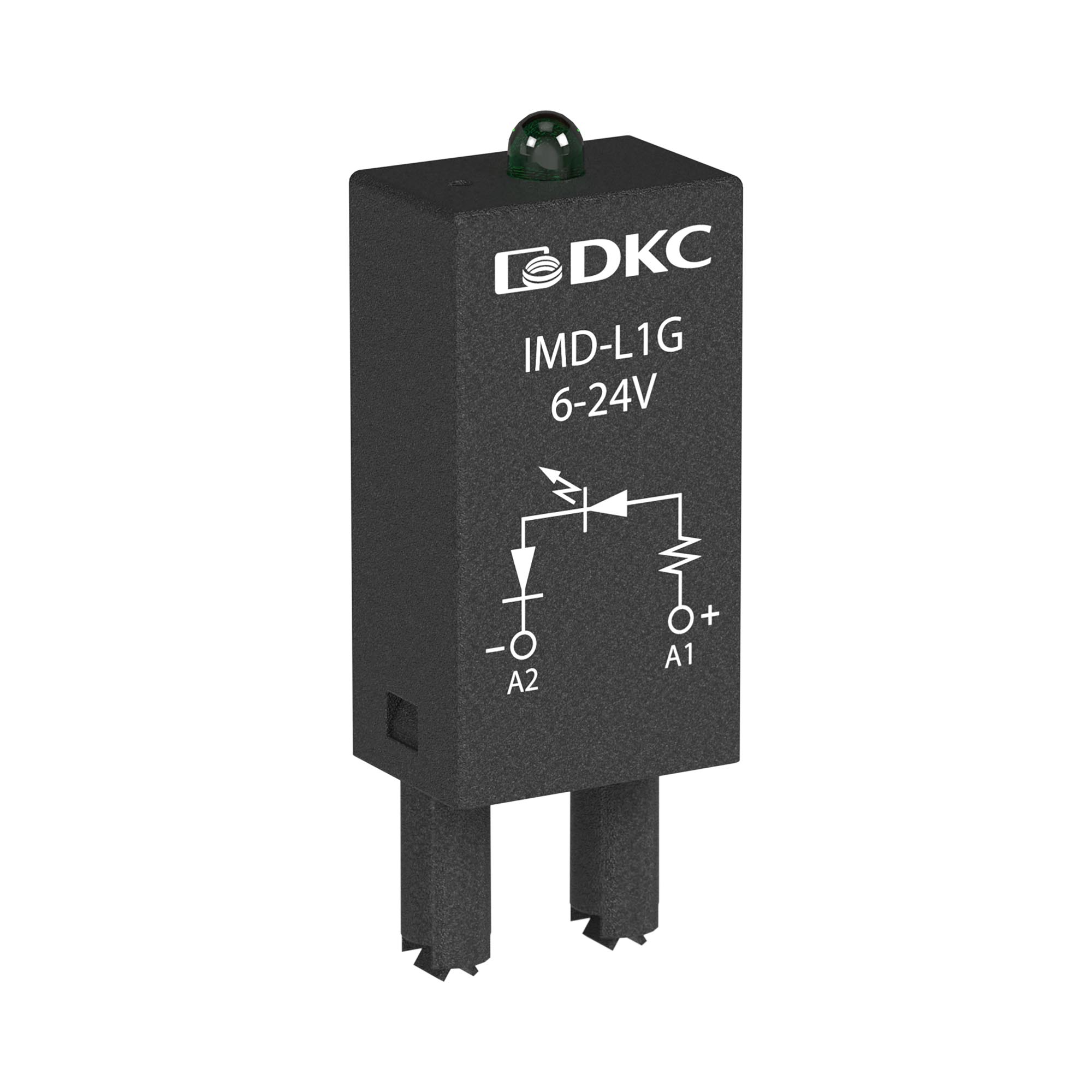 Модуль индикации, LED зеленый, 110-240V AC/DC