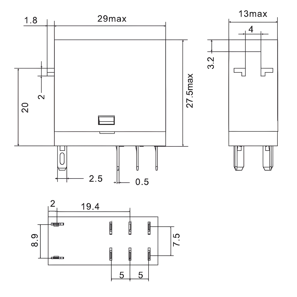 Чертеж IR-12DC-2CO