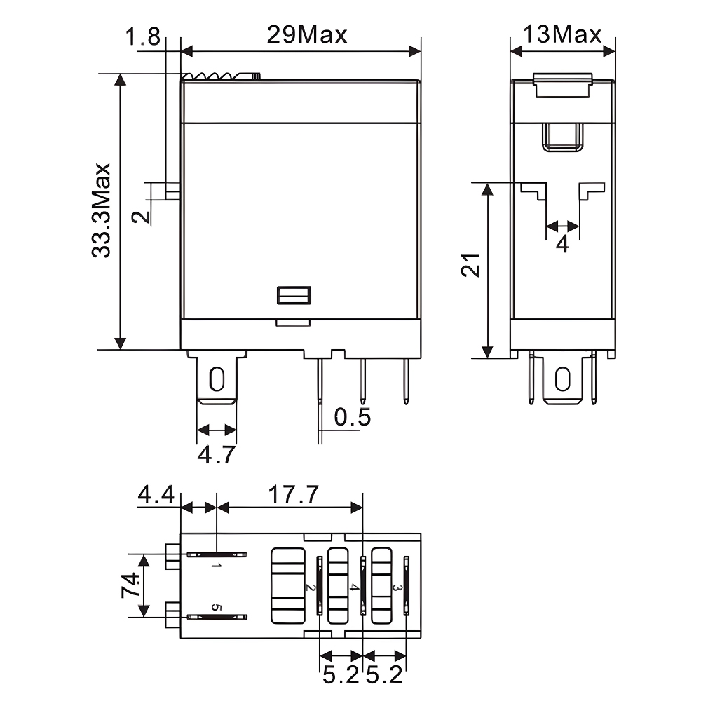Чертеж IR-24AC-1CO-D