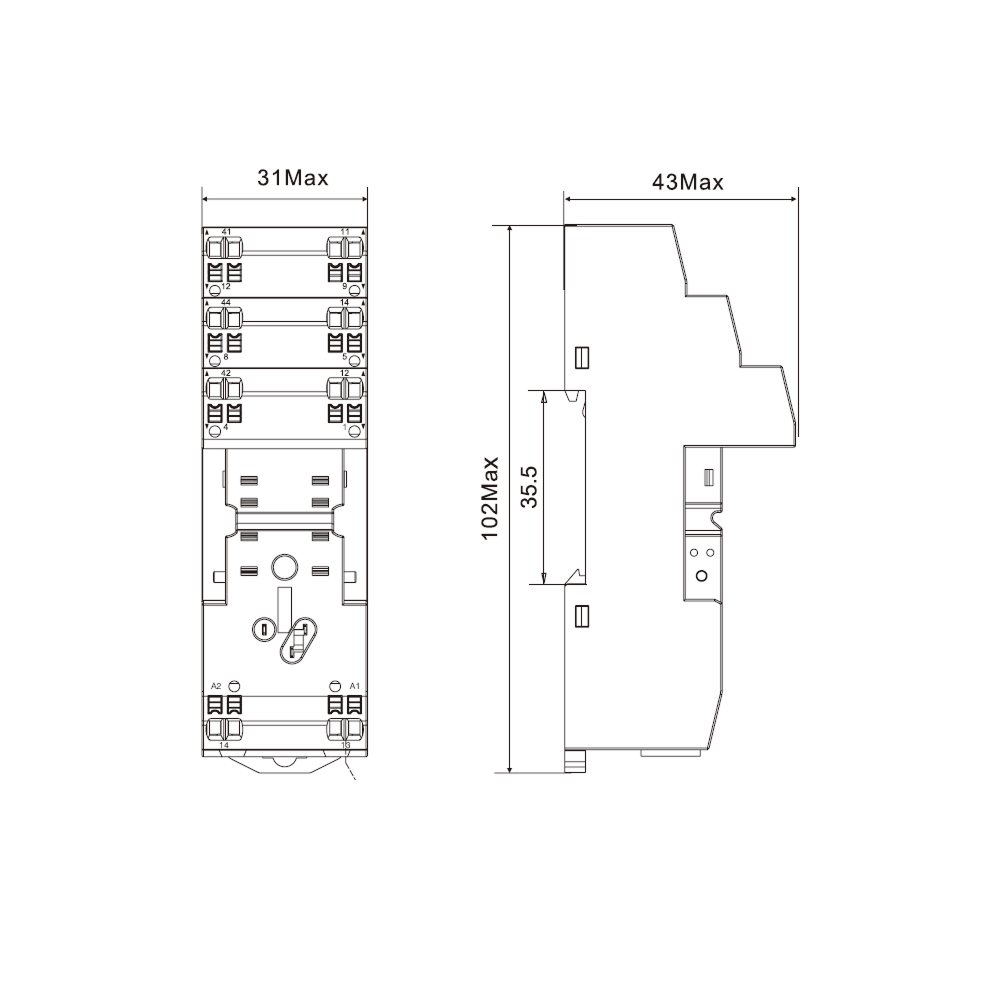 Чертеж IR-B2W-PT