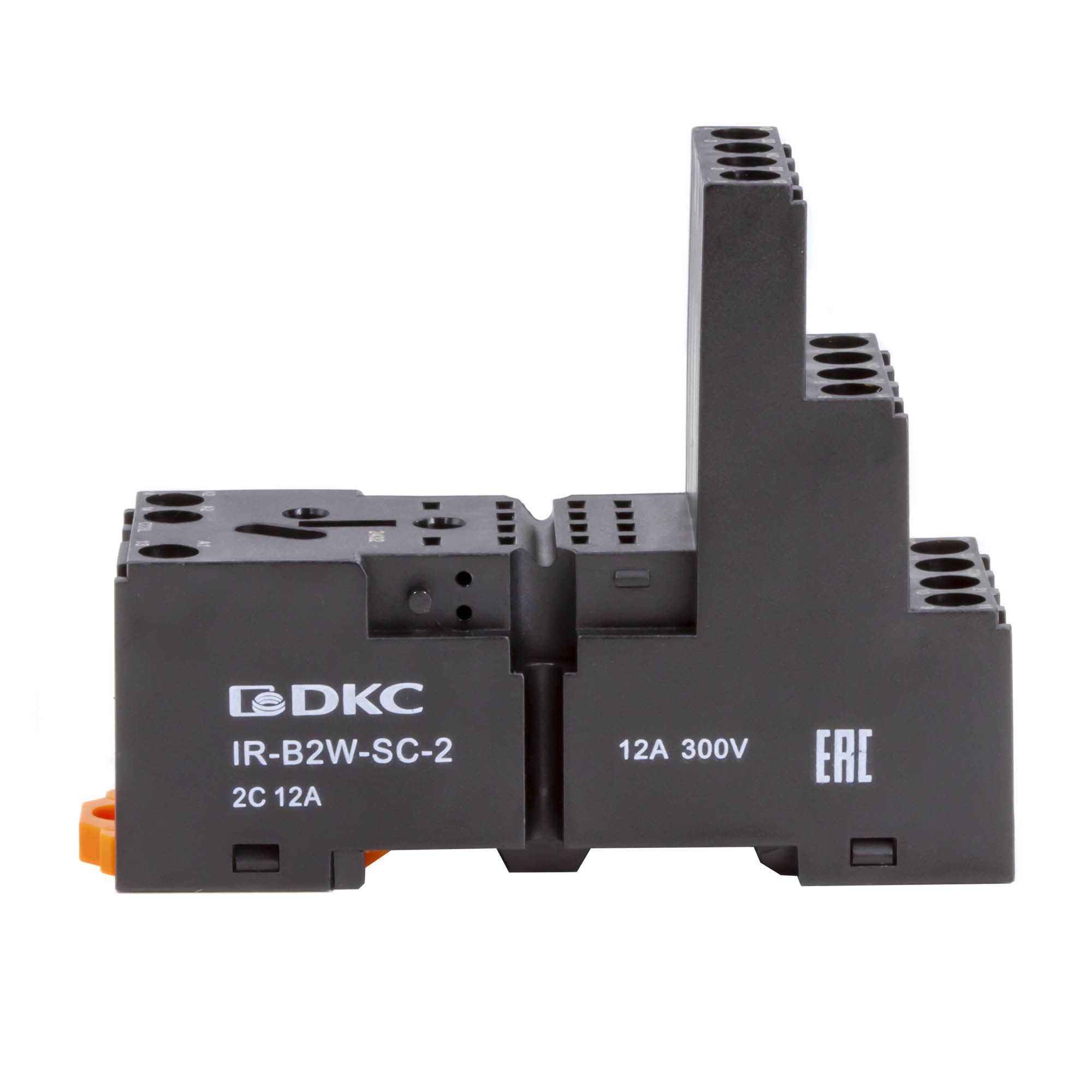 Колодка 3-х уровневая с винтовыми клеммами для реле на 2 группы контактов версии IR-W2CO