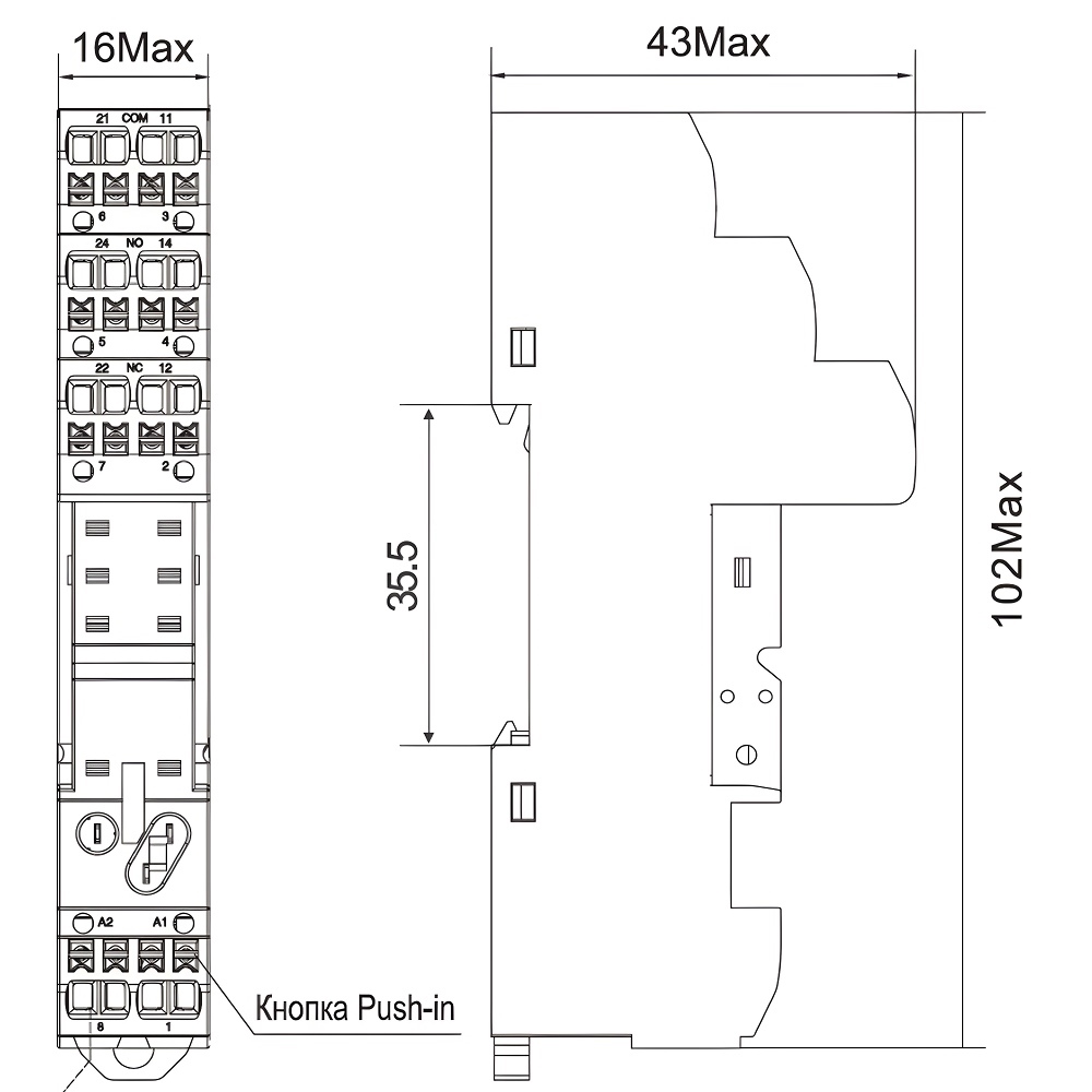 Чертеж IRM-B-PT