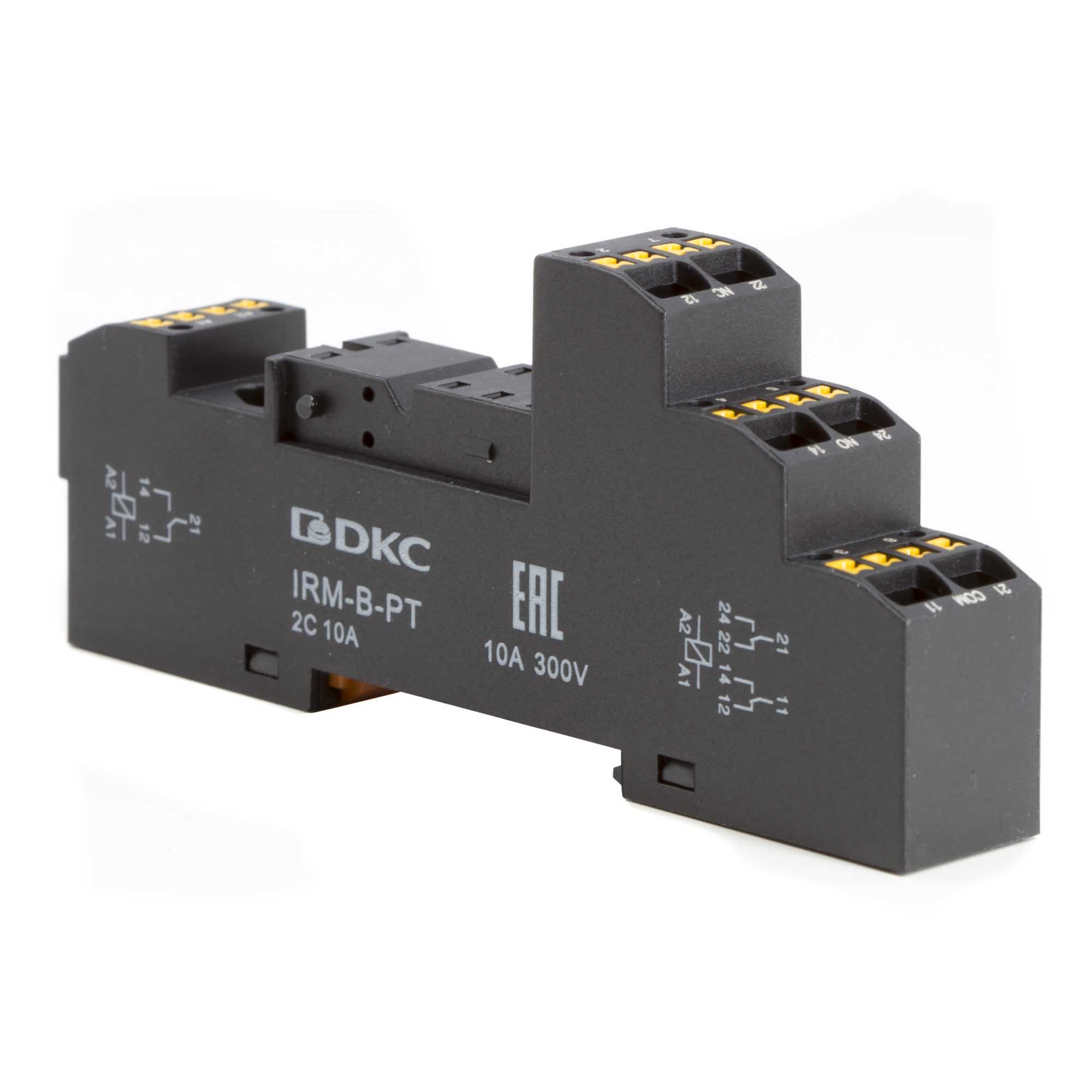 Колодка с клеммами push-in для реле серии IRM