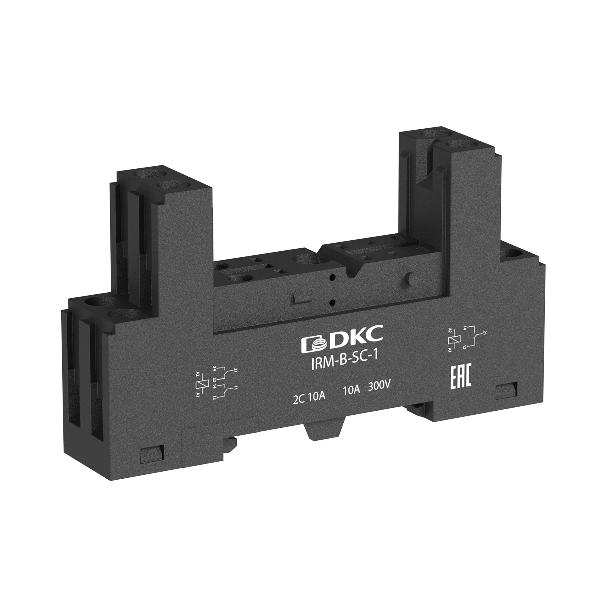 Колодка с винтовыми клеммами 2-ух уровневая для реле серии IRM