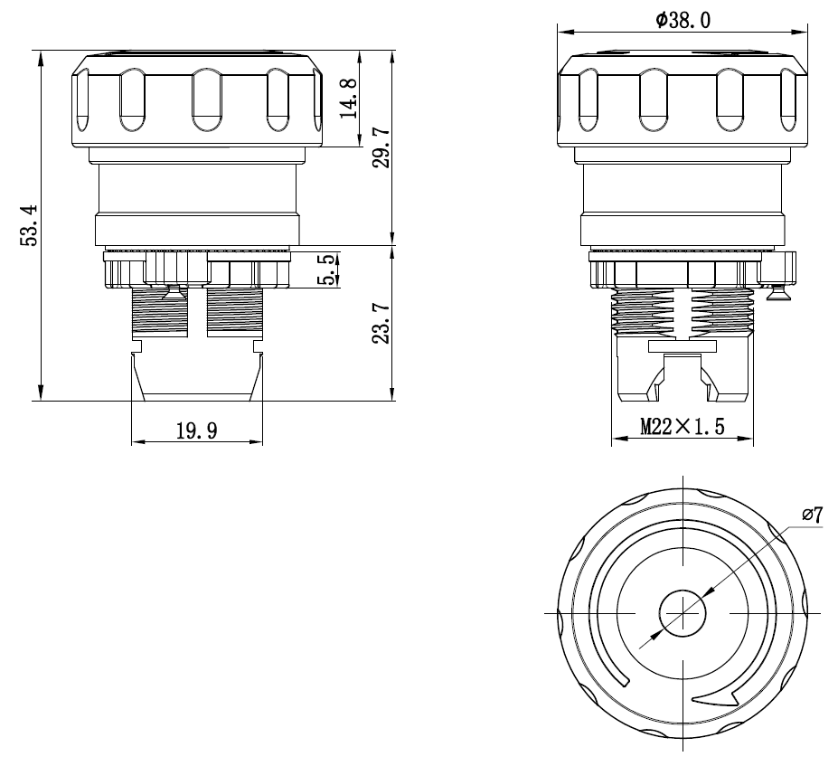 Чертеж M22E-MLLRP