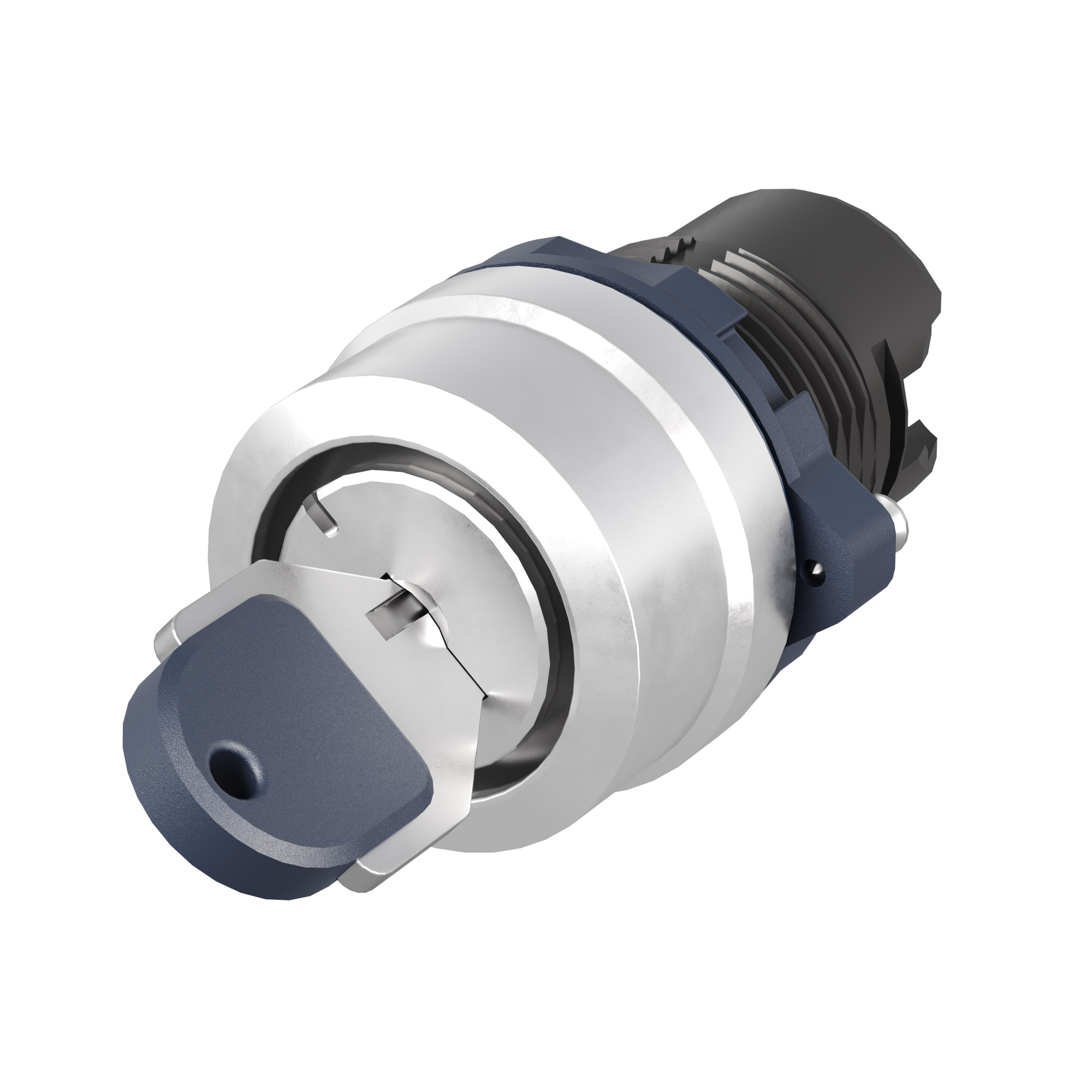 Головка переключателя с ключом на 2 положения с возвратом стандартнаяручка, алюминий