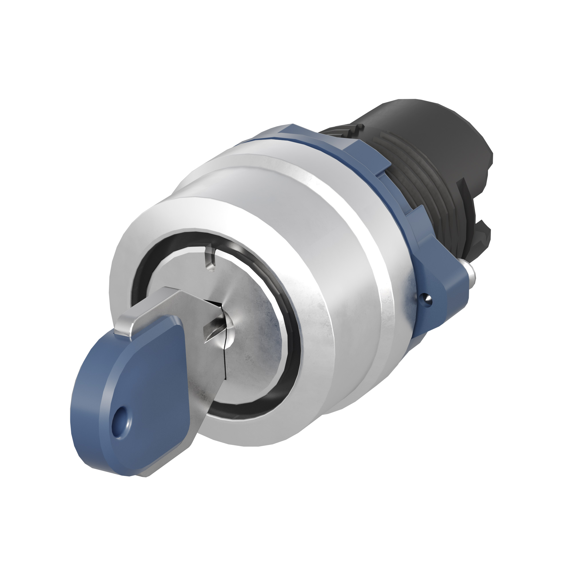 Головка переключателя с ключом на 3 положения с возвратом стандартнаяручка, алюминий