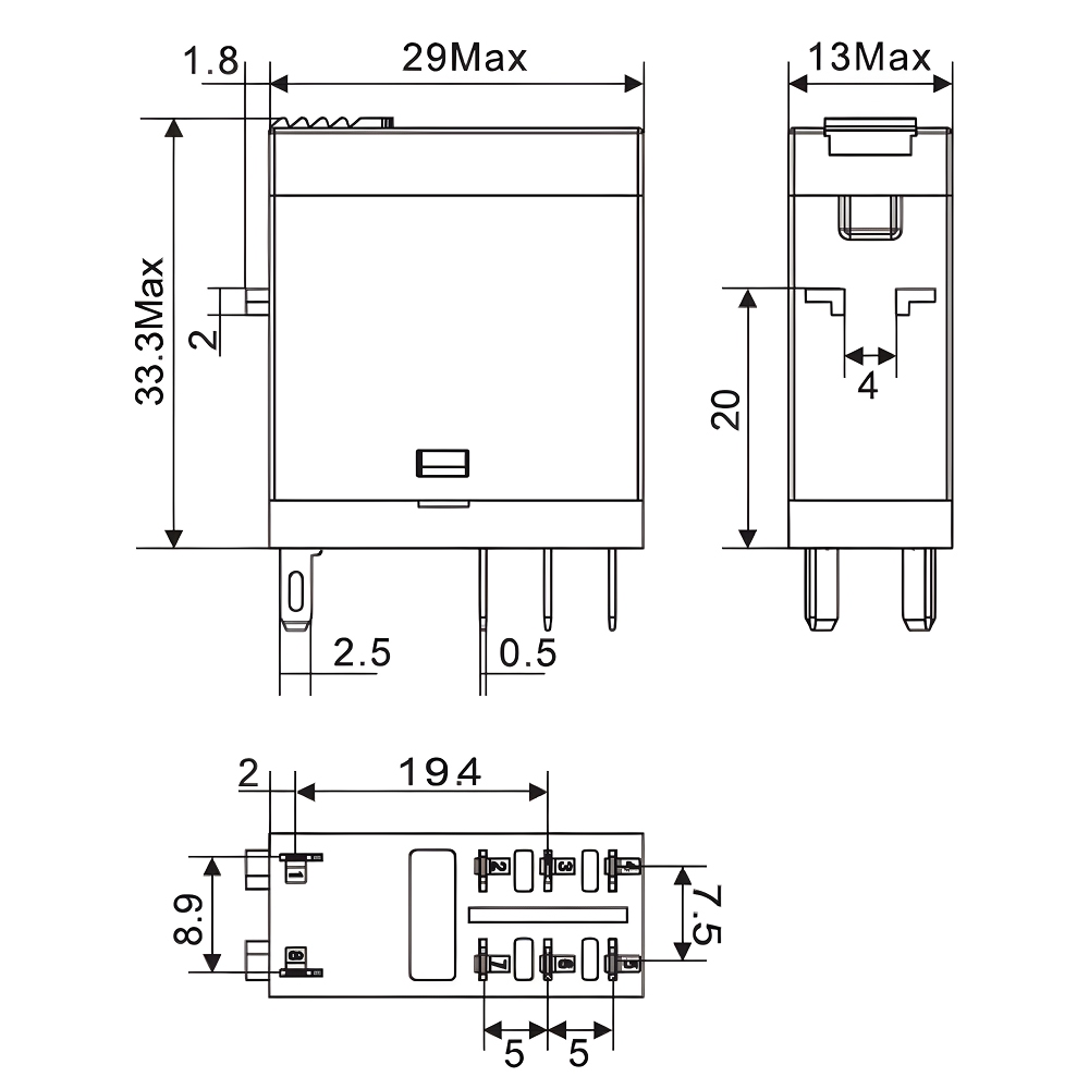 Чертеж IR-110DC-2CO-D