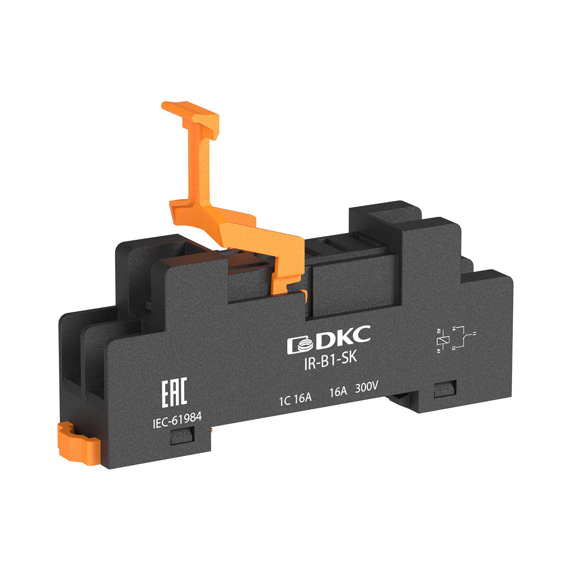 Колодка c винтовыми клеммами низкопрофильная для реле серии IR на 1группу контактов