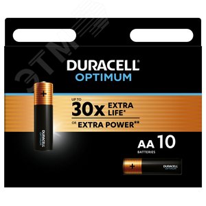 Элемент питания АА алкалиновые 1,5v 10 шт. LR6-10BL 5014071 Optimum