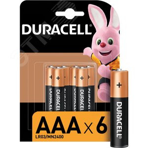 Элемент питания LR03-6BL BASIC (6/60/33840)