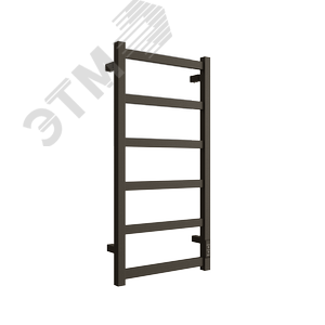 Полотенцесушитель электрический из квадратного профиля J plaza neo 80/40 с диммером цвет чёрный матовый