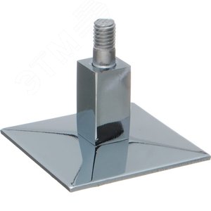 Держатель для полотенцесушителя круглый без кольца 1 отверстие белый