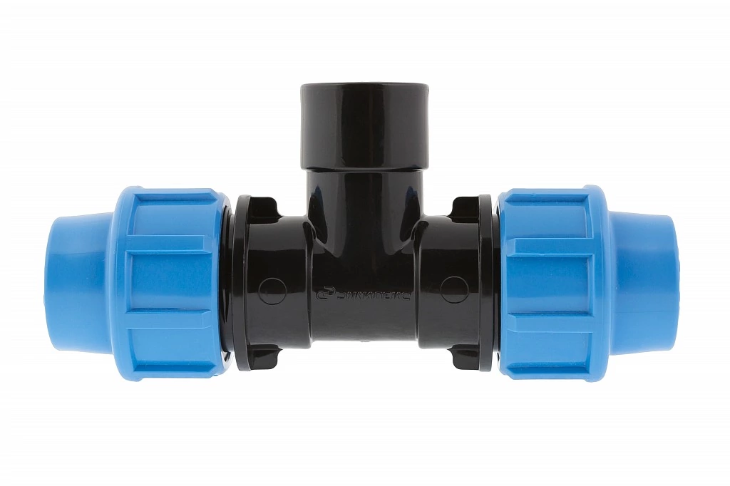 Тройник 25х3/4' Мх25 для труб ПНД