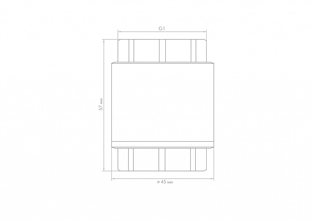 Клапан обратный 1' латунное седло