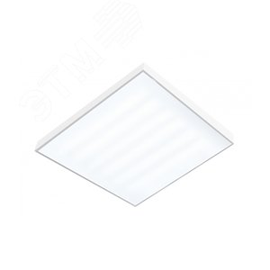 Светильник светодиодный ЛУЧ-6х8 LED (типа Армстронг 595х595х40 53вт 6400Лм 5700К IP20 микропризма)