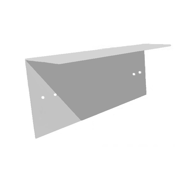 Козырек 330х130 для светоуказателей серий КРИСТАЛЛ и ЛЮКС