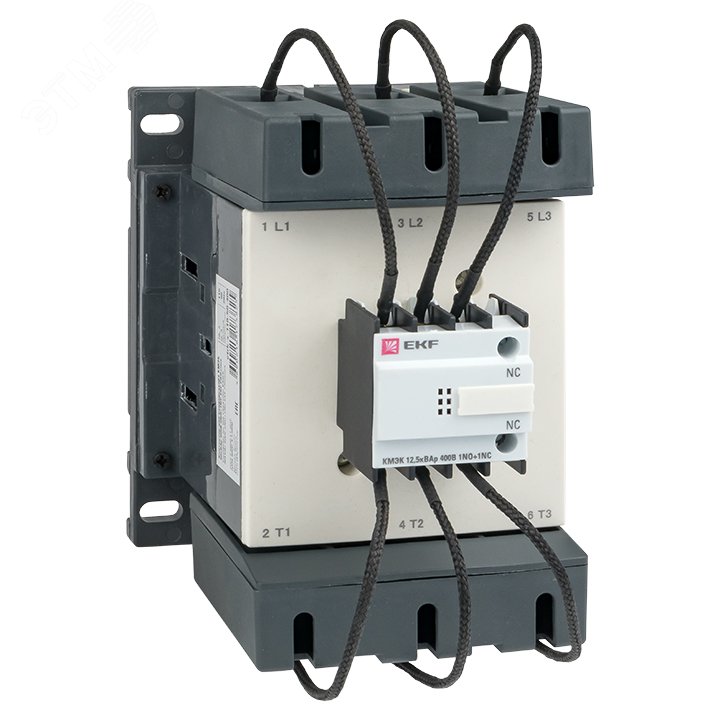 Контактор для конденсатора КМЭК 50квар 400В 2NО+1NC PROxima