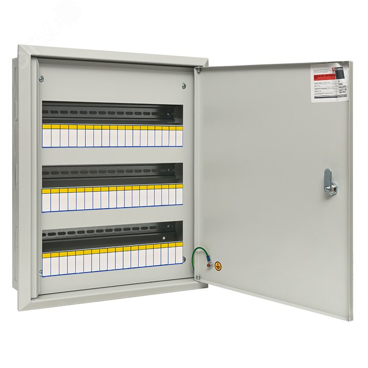 Щит распределительный встраиваемый ЩРв-54 с замком IP30