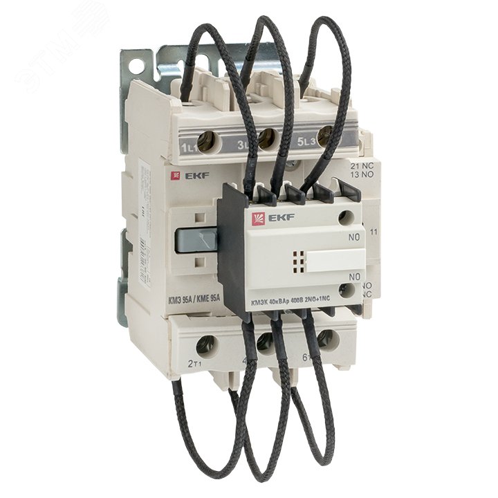 Контактор для конденсатора КМЭК 40квар 400В 2NО+1NC PROxima