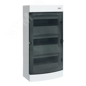 Щит распределительный навесной Unix прозрачн я    дверь 3х12 (36) модулей 485x287x112 IP40