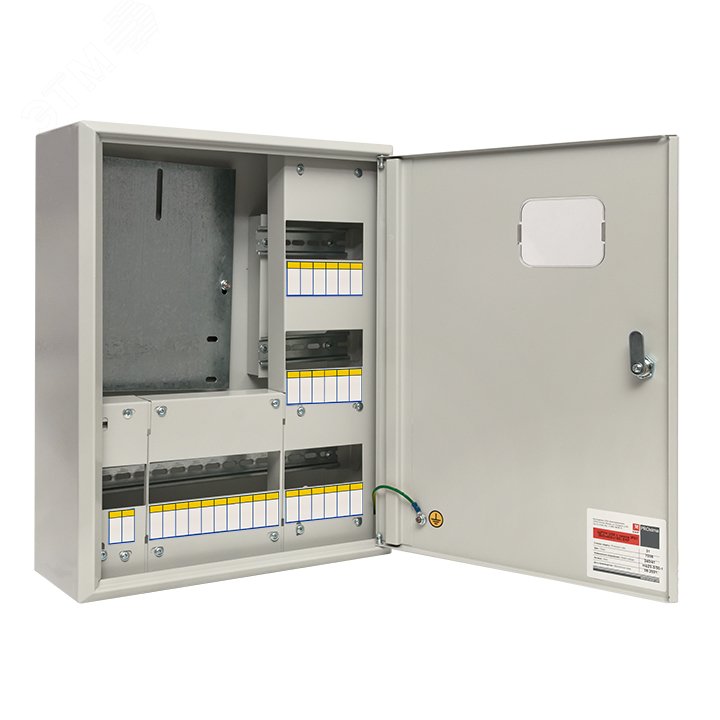 Щит учетно-распределительный навесной ЩРУн-3/30о IP31 однодверный с окном 500х400х160