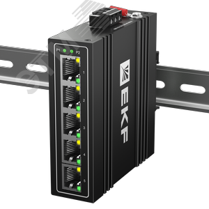 Коммутатор промышленный неуправляемый U-5T, 5 портов 10/100Base-T(X) RJ45, монтаж на динрейку TSX EKF