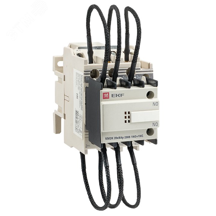 Контактор для конденсатора КМЭК 20квар 230В 2NО+1NC PROxima