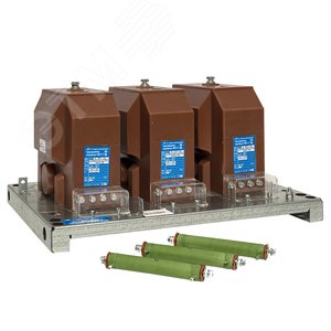 Трёхфазная группа трансформаторов напряжения НИОЛ-СТ-10-2М1-100/V3/100/V3/100/3-0,5/0,5/3Р-20ВА/20ВА/100ВА У2