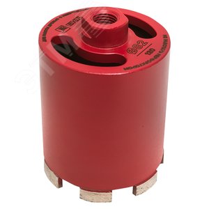 Коронка алмазная (верхнее пылеудаление) DCH-82/120MHS (120мм) Micro Hit Laser M16 Professional