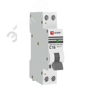 Выключатель автоматический дифференциальный АВДТ-63М 1п 16А 30мА С