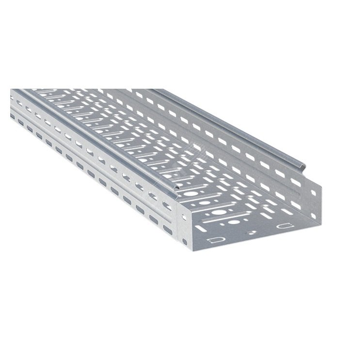 Лоток перф. 80х100х2500мм нержавеющий