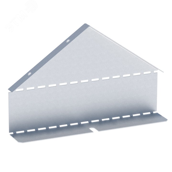 Заглушка крышки двускатной на лоток 50х600мм (0,8мм) HDZ