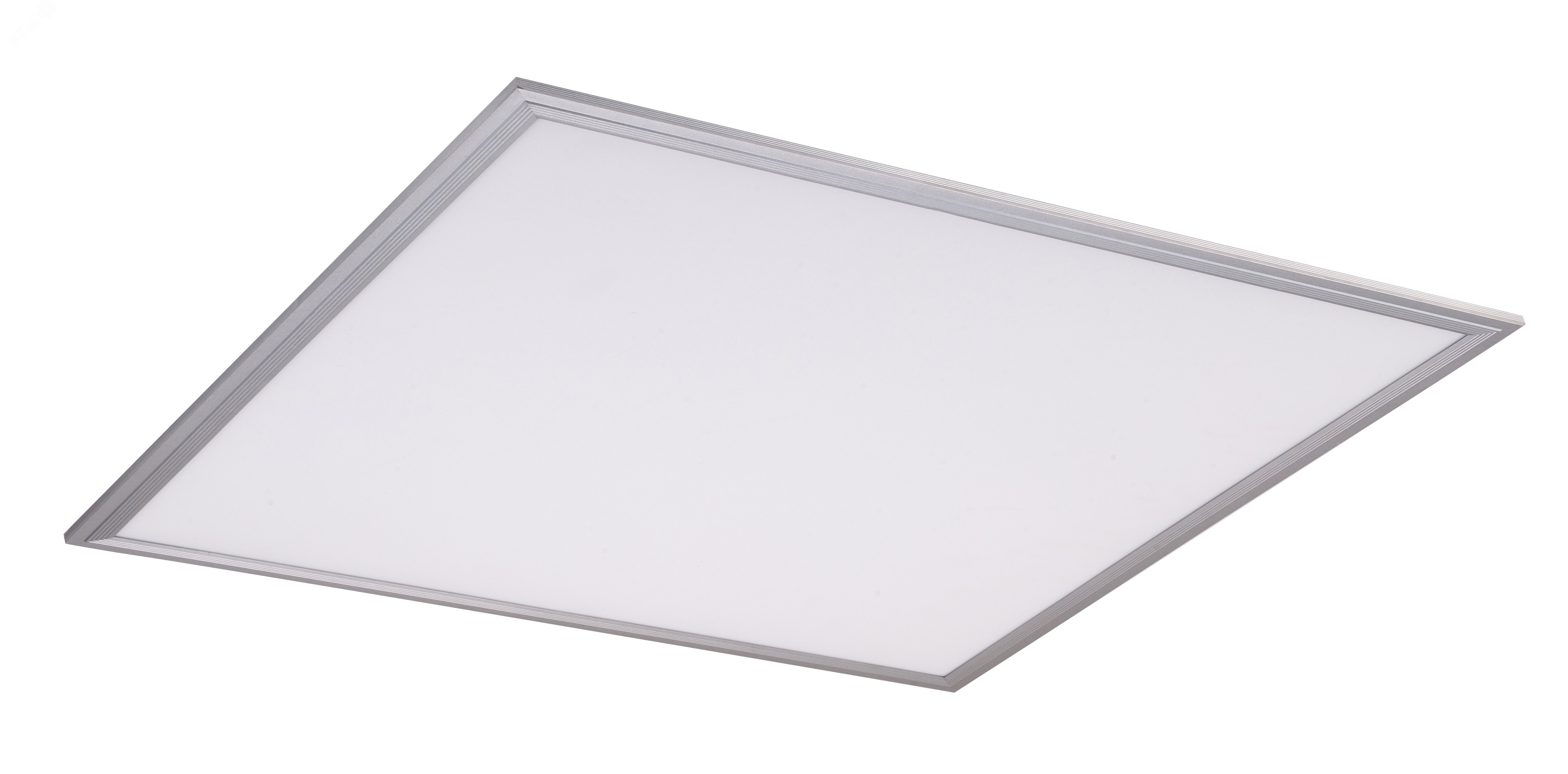 Панель светодиодная тонкая (ДВО) ЛУО-4008-L 36Вт  6500К IP40 серебро без драйвера 595х595 EKF Basic