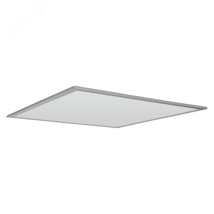Панель светодиодная тонкая (ДВО) ЛУО-4007-L 36Вт  4000К IP40 серебро без драйвера 595х595 EKF Basic