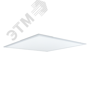 Панель светодиодная тонкая (ДВО) ЛУО-4007-W 36Вт  4000К белая без драйвера 595х595 EKF Basic