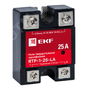 Реле твердотельное однофазное с регулированием 4-20мА RTP-25-LA PROxima