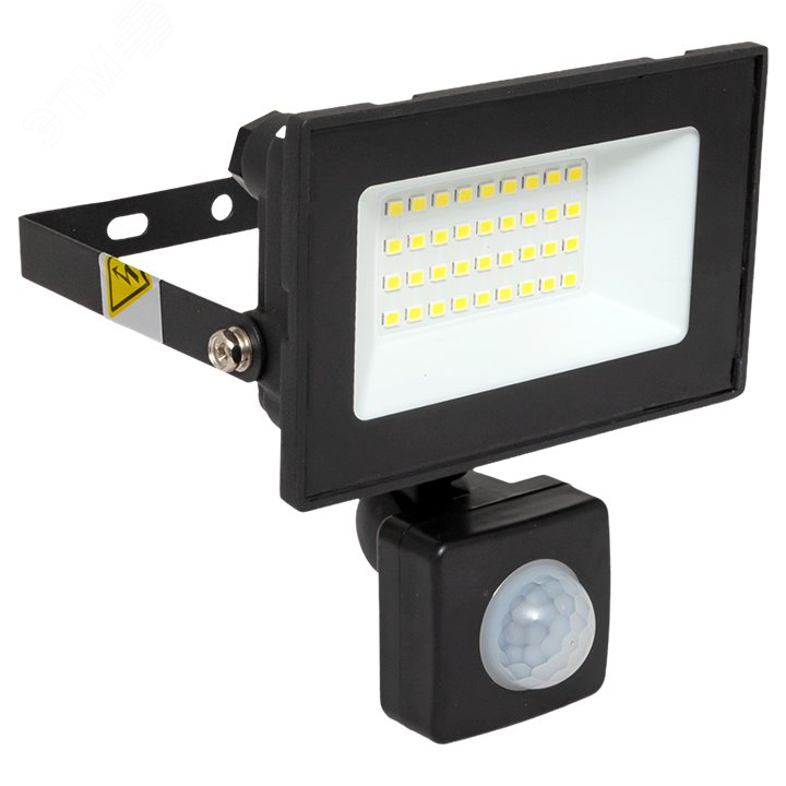 Прожектор светодиодный ДО-30Вт 2400 лм 6500К 230В IP54 с инфракрасным датчиком движения СДО-3003 EKF