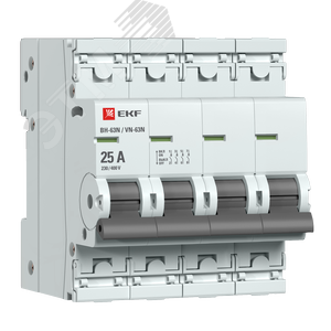 Выключатель нагрузки 4P 25А ВН-63N PROxima